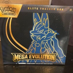 Pokemon Mega Evolution Elite Trainer Box - Blue and Gold